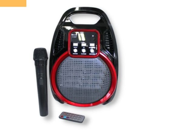 Портативна колонка XPRO RX 820BT валіза 30Вт, USB, SD, FM радіо, Bluetooth, 1 мікрофон, ДУ чорна (RX820BT_1513)