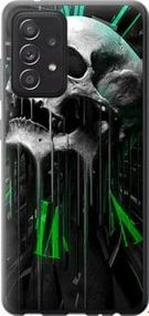 Чохол на Samsung Galaxy A52s 5G A528B Череп-годинник із пластику FCh_047877