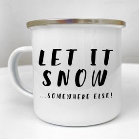 Кружка металлическая Camper Let it snow 250 мл (KRM_23S095)