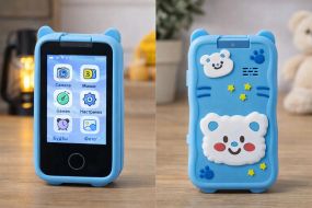 Синій Телефон Інтерактивний Смартфон із сенсорним екраном Дитяча іграшка з іграми камерою додатками