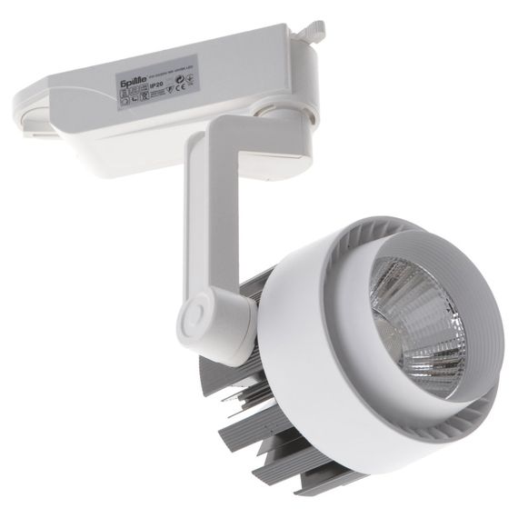 Светильник трековый поворотный LED KW-53/20W NW WH/BK | Зображення 3