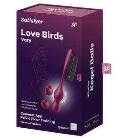 Вагінальні кульки - Satisfyer Love Birds Vary (App) Sex Aura
