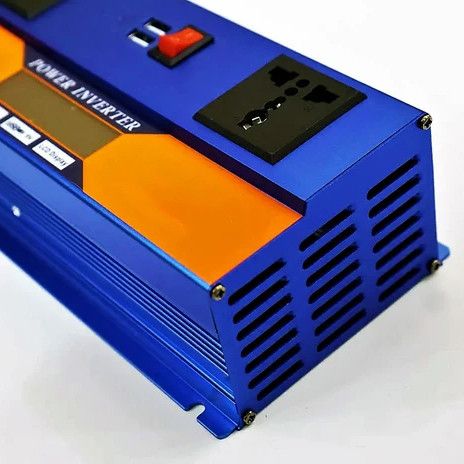 Инвертор преобразователь напряжения с 12V на 220V XPRO 3500W синий (MER-15398) | Зображення 4