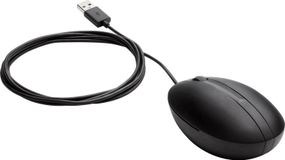 Мишка дротова HP 320M, 3кн., 1000 dpi, чорна