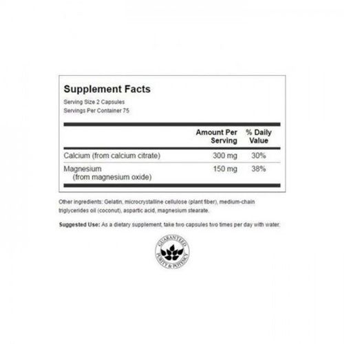 Мікроелемент Кальцій Swanson Calcium Citrate Plus Magnesium 150 Caps | Зображення 1