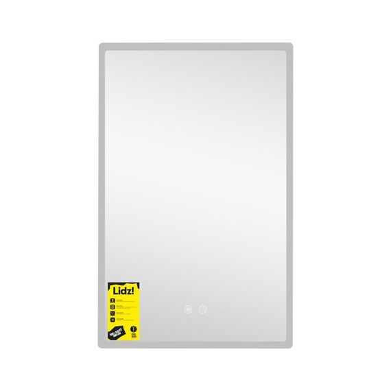 Дзеркало Lidz Orion (OR2) 500х800 з LED-підсвічуванням Touch, з антизапотіванням, з димером, рег. яскравості LDOR50080049291 | Зображення 2