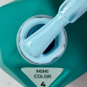 Гель-лак Victoria Avdeeva Mimi Color №4 (блакитно-бірюзовий) 12 мл HEMA & TPO FREE