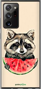 Чохол на Samsung Galaxy Note 20 Ultra Єнотик з кавуном "4605t-2051-2448"