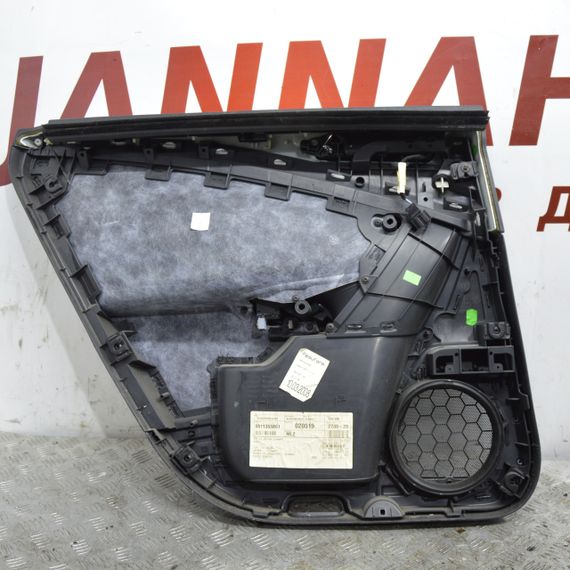 Карта дверей задня права Volkswagen Passat B6 2005-2010 Обшивка задніх правих дверей Фольксваген 3C9867212 | Зображення 3