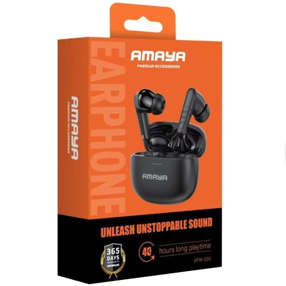 Бездротові TWS навушники Amaya ATW-330 Black | Зображення 1