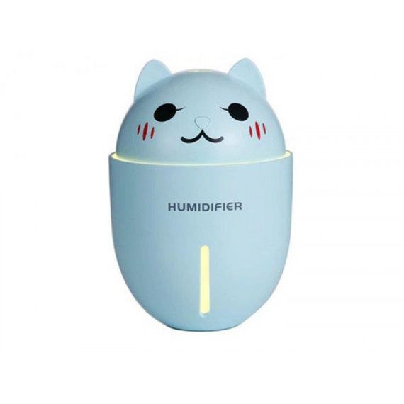 Зволожувач повітря Humidifier Нічник Котик 320 мл USB ультразвуковий