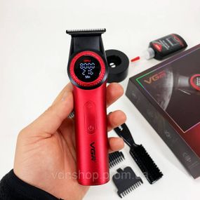 Тример для стрижки волосся потужний VGR, Професійна машинка для стрижки волосся з насадками XR-12