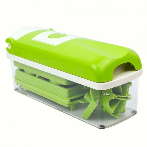 Подрібнювач для овочів Nicer Dicer PLUS, Кухонні подрібнювачі овочів, Універсальний DR-750 подрібнювач овочів | Зображення 1