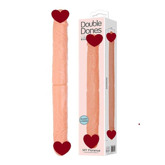 Подвійний фалоімітатор "Double Dong" BW-010011 Sex Aura