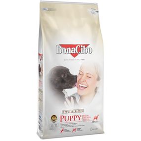 Корм BonaCibo Puppy High Energy Chicken & Rice with Anchovy сухий з куркою для активних цуценят 15 кг