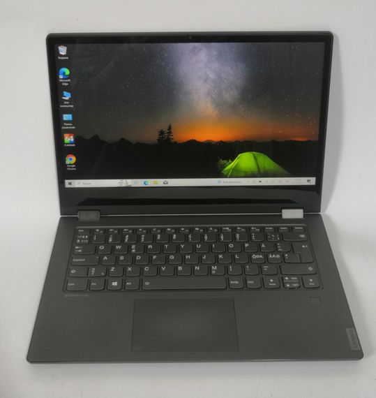 Ультрабук-трансформер Lenovo IdeaPad C340-14IML / 14" (1920x1080) IPS Touch / Intel Core i3-10110U (2 (4) ядра по 2.1 - 4.1 GHz) / 8 GB DDR4 / 128 GB SSD / Intel UHD Graphics / WebCam / Win 10 Home б/у | Зображення 1