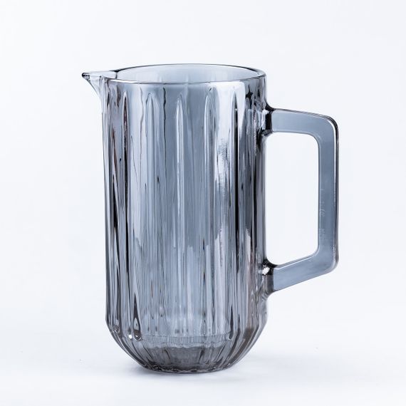 Стеклянный кувшин для напитков 1.2 л Серый