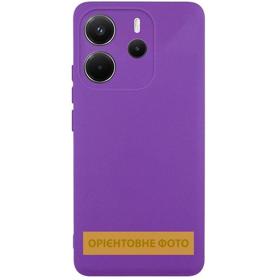 Чехол Silicone Cover Ummi Lakshmi Full Camera (AA) для Xiaomi Redmi Note 14 Pro 4G/5G Фиолетовый / Purple