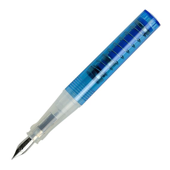Перьевая ручка с пружинно-поршневой заправкой TWSBI GO Fountain Pen, синий, тонкое (F)