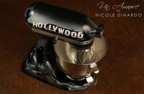 Міксер планетарний KitchenAid 5KSM150 з аерографією Hollywood від Nicole Dinardo