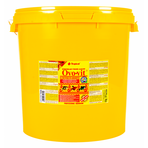 Корм Tropical Ovo-Vit для всіх акваріумних риб пластівці 4 кг/ 21 л