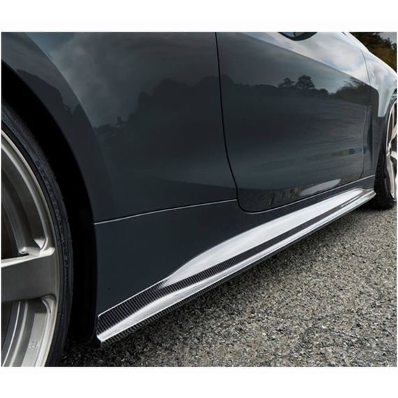 Накладки на пороги V1 (для G22/G23 M-Sport, Карбон) для BMW 4 серия G22/23/26 2020- гг | Зображення 2