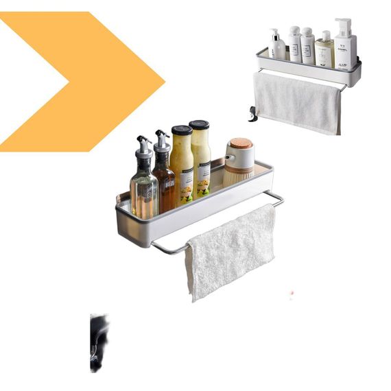 Органайзер у ванну Полиця+вішалка XPRO Towel Bar (45904-_222) | Зображення 1