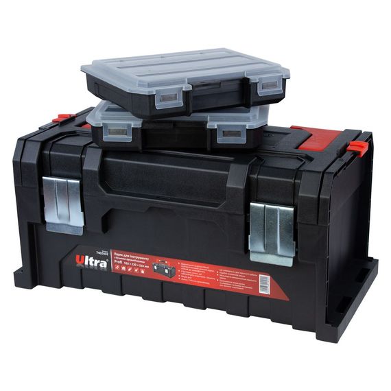 Ящик для інструменту Ultra з бічними органайзерами Profi 510×230×210мм 7402402 | Зображення 1