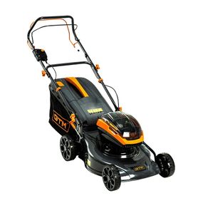 Газонокосарка акумуляторна самохідна GTM BLM48-SP (48 см, 30-80 мм, 70 л, BL, 18+18 В, без акумуляторів та зарядного пристрою)