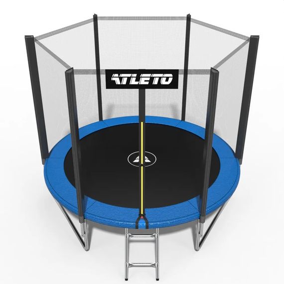 Батут дитячий Atleto 183 см із захисною сіткою і драбиною для дому та дачі 20000601 | Зображення 1