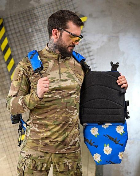 Плитоноска 4 быстрых сброса с напашником NETFLIX SIR  ПП4636 | Зображення 5