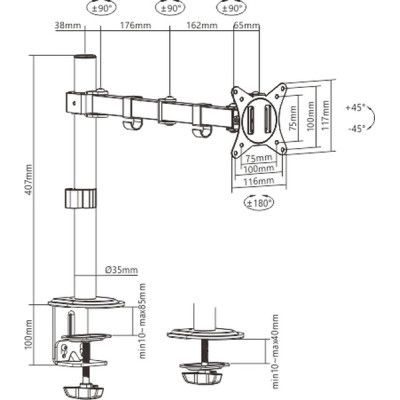 Кронштейн HiSmart HS082390 | Зображення 2