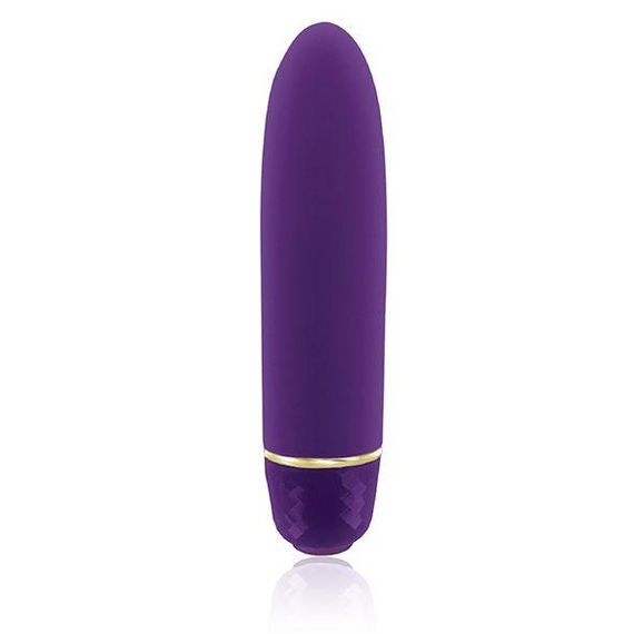Вибропуля RIANNE S – Classique Vibe мини-вибратор на 7 режимов, чехол-косметичка Pride Deep Purple sexstyle | Зображення 4