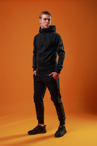 Костюм змійка чорно-антрацит S M