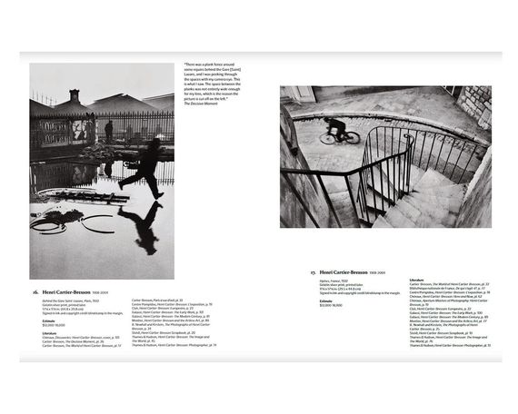 Каталог фотографии аукциона Phillips декабрь 2017 г. Henri Cartier-Bresson: The Eye of the Century | Зображення 5