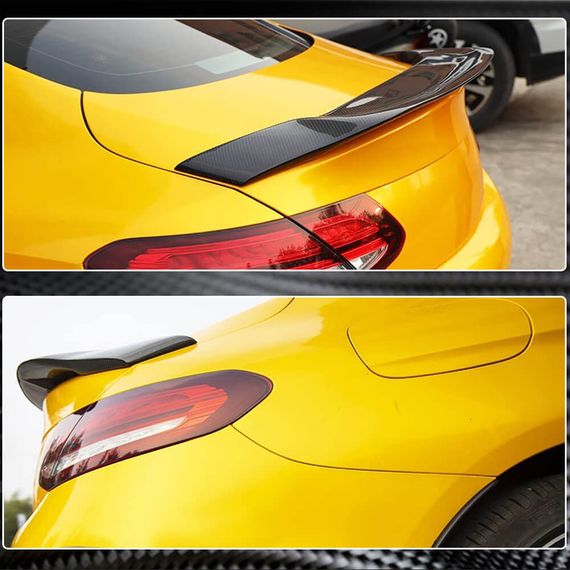 Cпойлер V1 (для купе 2015-2019, Карбон) для Mercedes C-сlass W205 рр | Зображення 4