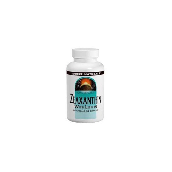 Комплекс для профілактики зору Source Naturals Zeaxanthin with Lutein 10 mg 60 Caps