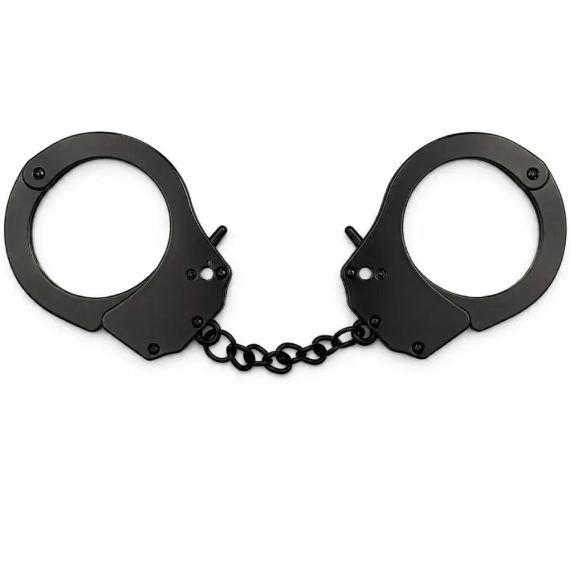 Наручники металлические DS Fetish, черные Sex Aura