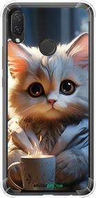 Чохол на Huawei Nova 3i Білий кіт "5646sp-1541-2448"