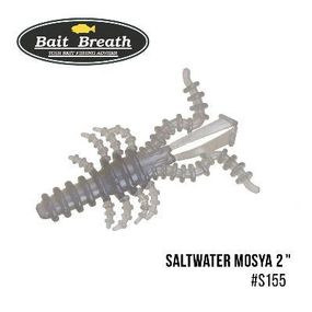 Силіконова приманка, Їстівний силікон Bait Breath Saltwater Mosya 2" (10 шт.) (S155 Pro blue)