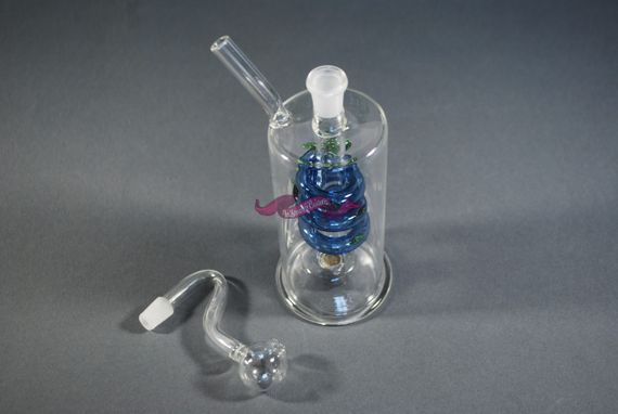 Стеклянная трубка Oil Circle с подсветкой Желтый | Зображення 8