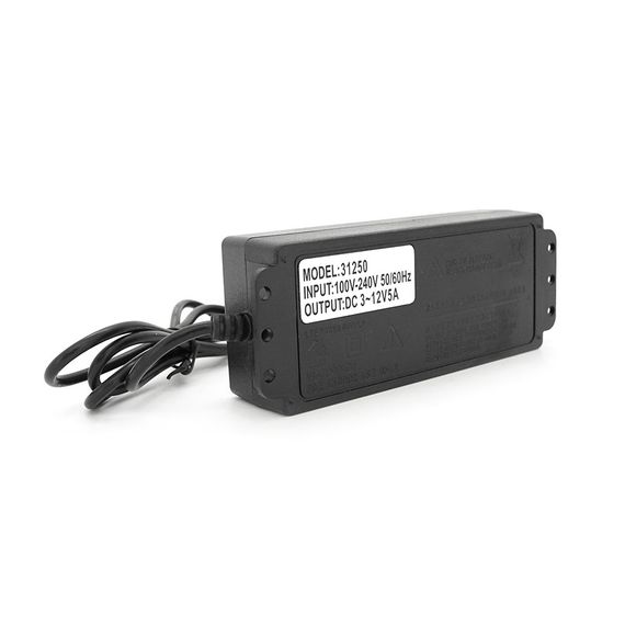 Адаптер живлення NZX-31250 з регулюванням 3-12V 5A, штекер 5,5 * 2,5, LED - індикація | Зображення 2