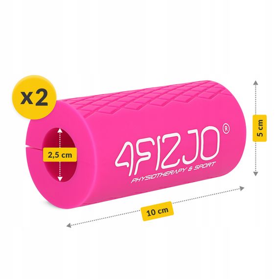 Розширювальні накладки на гриф 4FIZJO Fat Grip 2 шт силіконові Pink (P-5905973404334) | Зображення 1