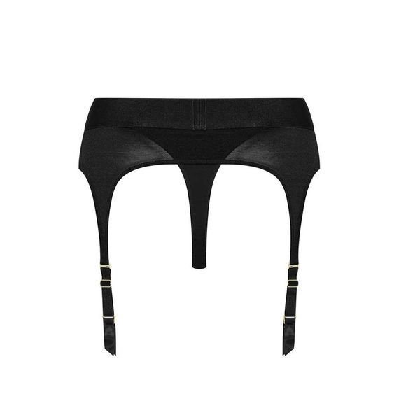Трусы для страпона Strap-On-Me с подвязками для чулок, черные, XL Sex Aura | Зображення 5
