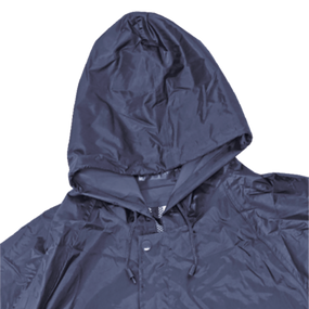 Плащ з капюшоном водонепроникний VOREL, розм. XL, гранатовий колир, з вентиляцийними отворами PVC 74654