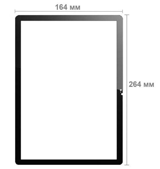 Захисне скло BeCover 10D для планшета Lenovo Tab P11 2nd Gen 11.5" (TB-350 / TB-355) - Black | Зображення 1