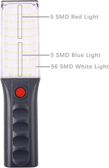 Портативный светодиодный фонарик TORCH ZJ-1258 с крючком для подвешивания | Светодиодный фонарик ZJ-1258 | Зображення 1