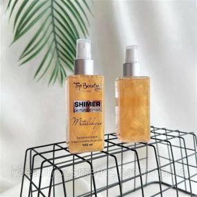 Парфумований спрей для тіла з шиммером Top Beauty , Metalikque