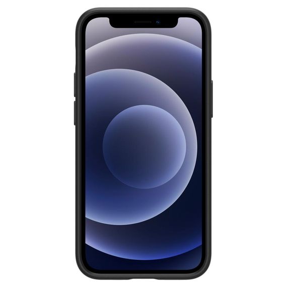 Чехол Spigen для Apple iPhone 12 mini Thin Fit, Black (ACS01739) | Зображення 4