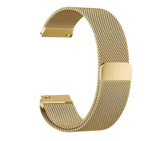 Міланський сітчастий ремінець для годинника Samsung Gear S3 Classic SM-R770/Frontier RM-760 - Gold | Зображення 2